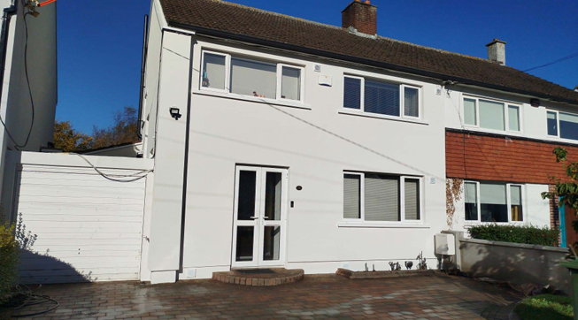 Finished house